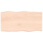 vidaXL Tischplatte 100x50x2 cm Massivholz Eiche Unbehandelt Baumkante vidaXL Tischplatte 100x50x2 cm Massivholz Eiche Unbehandelt Baumkante