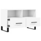 vidaXL TV-Schrank Weiß 80x36x50 cm Holzwerkstoff vidaXL TV-Schrank Weiß 80x36x50 cm Holzwerkstoff