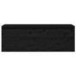 vidaXL Wandschrank Schwarz 100x30x35 cm Massivholz Kiefer vidaXL Wandschrank Schwarz 100x30x35 cm Massivholz Kiefer