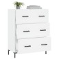 vidaXL Sideboard Weiß 69,5x34x90 cm Holzwerkstoff vidaXL Sideboard Weiß 69,5x34x90 cm Holzwerkstoff