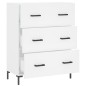 vidaXL Sideboard Weiß 69,5x34x90 cm Holzwerkstoff vidaXL Sideboard Weiß 69,5x34x90 cm Holzwerkstoff
