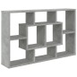 vidaXL Wandregal Betongrau 85x16x52,5 cm Holzwerkstoff vidaXL Wandregal Betongrau 85x16x52,5 cm Holzwerkstoff