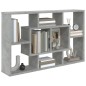 vidaXL Wandregal Betongrau 85x16x52,5 cm Holzwerkstoff vidaXL Wandregal Betongrau 85x16x52,5 cm Holzwerkstoff