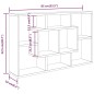 vidaXL Wandregal Betongrau 85x16x52,5 cm Holzwerkstoff vidaXL Wandregal Betongrau 85x16x52,5 cm Holzwerkstoff