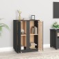 vidaXL Sideboard Grau 60x35x80 cm Massivholz Kiefer vidaXL Sideboard Grau 60x35x80 cm Massivholz Kiefer