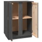 vidaXL Sideboard Grau 60x35x80 cm Massivholz Kiefer vidaXL Sideboard Grau 60x35x80 cm Massivholz Kiefer