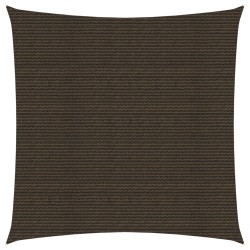 vidaXL Sonnensegel 160 g/m² Braun 3,6x3,6 m HDPE 