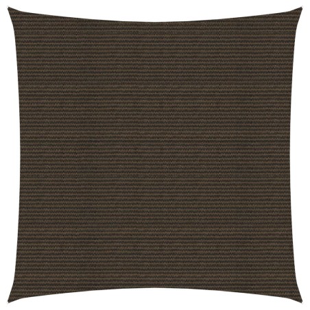 vidaXL Sonnensegel 160 g/m² Braun 3,6x3,6 m HDPE 