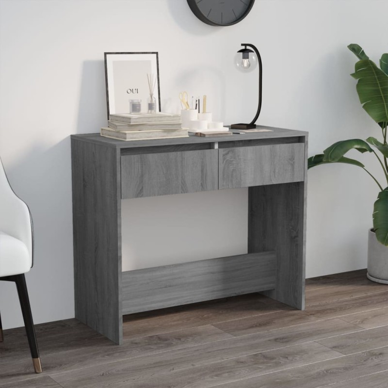 vidaXL Konsolentisch Grau Sonoma 89x41x76,5 cm Holzwerkstoff vidaXL Konsolentisch Grau Sonoma 89x41x76,5 cm Holzwerkstoff