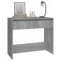 vidaXL Konsolentisch Grau Sonoma 89x41x76,5 cm Holzwerkstoff vidaXL Konsolentisch Grau Sonoma 89x41x76,5 cm Holzwerkstoff