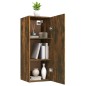 vidaXL Wandschrank Räuchereiche 34,5x34x90 cm Holzwerkstoff vidaXL Wandschrank Räuchereiche 34,5x34x90 cm Holzwerkstoff