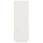 vidaXL Highboard Weiß 60x40x116,5 cm Massivholz Kiefer vidaXL Highboard Weiß 60x40x116,5 cm Massivholz Kiefer