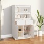 vidaXL Highboard Weiß 60x40x116,5 cm Massivholz Kiefer vidaXL Highboard Weiß 60x40x116,5 cm Massivholz Kiefer
