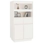 vidaXL Highboard Weiß 60x40x116,5 cm Massivholz Kiefer vidaXL Highboard Weiß 60x40x116,5 cm Massivholz Kiefer