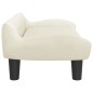 Hundebett Creme 70x40x24 cm Samt Hundebett Creme 70x40x24 cm Samt