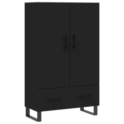 vidaXL Highboard Schwarz 69,5x31x115 cm Holzwerkstoff