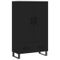 vidaXL Highboard Schwarz 69,5x31x115 cm Holzwerkstoff vidaXL Highboard Schwarz 69,5x31x115 cm Holzwerkstoff