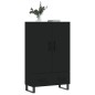 vidaXL Highboard Schwarz 69,5x31x115 cm Holzwerkstoff vidaXL Highboard Schwarz 69,5x31x115 cm Holzwerkstoff