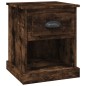 vidaXL Nachttisch Räuchereiche 39x39x47,5 cm Holzwerkstoff vidaXL Nachttisch Räuchereiche 39x39x47,5 cm Holzwerkstoff