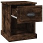 vidaXL Nachttisch Räuchereiche 39x39x47,5 cm Holzwerkstoff vidaXL Nachttisch Räuchereiche 39x39x47,5 cm Holzwerkstoff