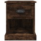 vidaXL Nachttisch Räuchereiche 39x39x47,5 cm Holzwerkstoff vidaXL Nachttisch Räuchereiche 39x39x47,5 cm Holzwerkstoff