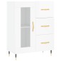 vidaXL Highboard Hochglanz-Weiß 69,5x34x180 cm Holzwerkstoff vidaXL Highboard Hochglanz-Weiß 69,5x34x180 cm Holzwerkstoff