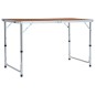 vidaXL Klappbarer Campingtisch Aluminium 120 x 60 cm vidaXL Klappbarer Campingtisch Aluminium 120 x 60 cm