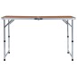 vidaXL Klappbarer Campingtisch Aluminium 120 x 60 cm vidaXL Klappbarer Campingtisch Aluminium 120 x 60 cm