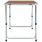 vidaXL Klappbarer Campingtisch Aluminium 120 x 60 cm vidaXL Klappbarer Campingtisch Aluminium 120 x 60 cm