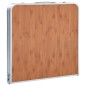 vidaXL Klappbarer Campingtisch Aluminium 120 x 60 cm vidaXL Klappbarer Campingtisch Aluminium 120 x 60 cm