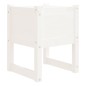 vidaXL Pflanzkübel Weiß 40x40x52,5 cm Massivholz Kiefer vidaXL Pflanzkübel Weiß 40x40x52,5 cm Massivholz Kiefer