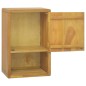 vidaXL Wand-Badschrank 45x30x70 cm Massivholz Teak vidaXL Wand-Badschrank 45x30x70 cm Massivholz Teak
