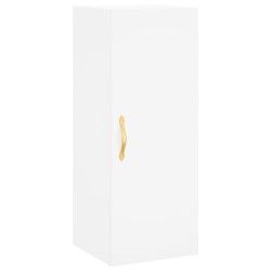 vidaXL Wandschrank Weiß 34,5x34x90 cm