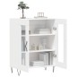 vidaXL Sideboard Weiß 69,5x34x90 cm Holzwerkstoff vidaXL Sideboard Weiß 69,5x34x90 cm Holzwerkstoff