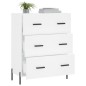 vidaXL Sideboard Weiß 69,5x34x90 cm Holzwerkstoff vidaXL Sideboard Weiß 69,5x34x90 cm Holzwerkstoff