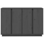 vidaXL Sideboard Grau 120x35x80 cm Massivholz Kiefer vidaXL Sideboard Grau 120x35x80 cm Massivholz Kiefer