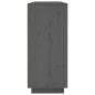 vidaXL Sideboard Grau 120x35x80 cm Massivholz Kiefer vidaXL Sideboard Grau 120x35x80 cm Massivholz Kiefer