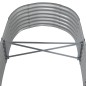 vidaXL Hochbeet Pulverbeschichteter Stahl 152x80x36 cm Grau vidaXL Hochbeet Pulverbeschichteter Stahl 152x80x36 cm Grau