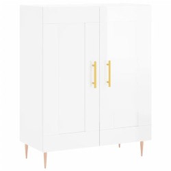 vidaXL Sideboard Hochglanz-Weiß 69,5x34x90 cm Holzwerkstoff