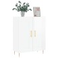 vidaXL Sideboard Hochglanz-Weiß 69,5x34x90 cm Holzwerkstoff vidaXL Sideboard Hochglanz-Weiß 69,5x34x90 cm Holzwerkstoff