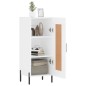 vidaXL Sideboard Weiß 34,5x34x90 cm Holzwerkstoff vidaXL Sideboard Weiß 34,5x34x90 cm Holzwerkstoff