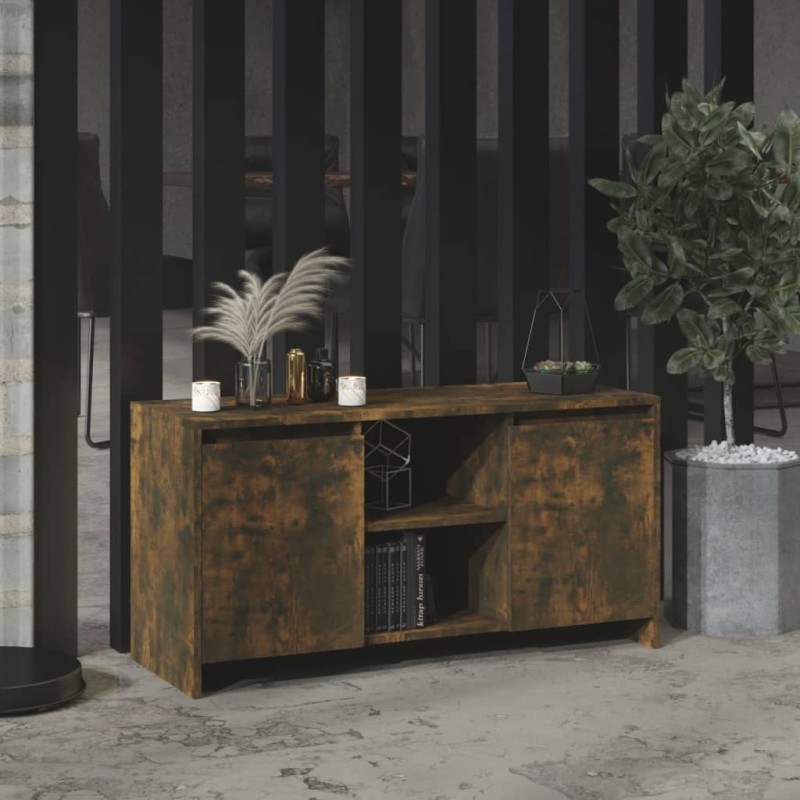 vidaXL TV-Schrank Räuchereiche 102x37,5x52,5 cm Holzwerkstoff vidaXL TV-Schrank Räuchereiche 102x37,5x52,5 cm Holzwerkstoff