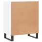 vidaXL Sideboard Weiß 57x35x70 cm Holzwerkstoff vidaXL Sideboard Weiß 57x35x70 cm Holzwerkstoff
