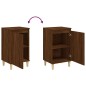 vidaXL Nachttisch Braun Eichen-Optik 40x35x70 cm Holzwerkstoff vidaXL Nachttisch Braun Eichen-Optik 40x35x70 cm Holzwerkstoff