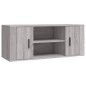 vidaXL TV-Schrank Grau Sonoma 100x35x40 cm Holzwerkstoff vidaXL TV-Schrank Grau Sonoma 100x35x40 cm Holzwerkstoff