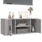 vidaXL TV-Schrank Grau Sonoma 100x35x40 cm Holzwerkstoff vidaXL TV-Schrank Grau Sonoma 100x35x40 cm Holzwerkstoff