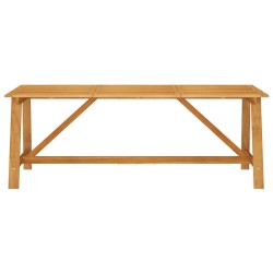 vidaXL Garten-Esstisch 206x100x74 cm Akazie Massivholz