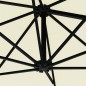 vidaXL Sonnenschirm Wandmontage mit Metallmast 300 cm Sandfarben vidaXL Sonnenschirm Wandmontage mit Metallmast 300 cm Sandfarben