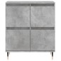 Sideboards 3 Stk. Betongrau Holzwerkstoff Sideboards 3 Stk. Betongrau Holzwerkstoff