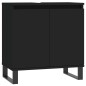 vidaXL Badschrank Schwarz 58x33x60 cm Holzwerkstoff vidaXL Badschrank Schwarz 58x33x60 cm Holzwerkstoff